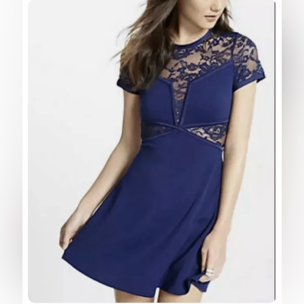 Express | Navy Blue Dress | Size Large